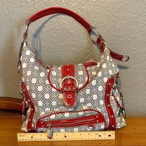 Kathy Van Zeeland Rare Hobo Handbag Purse
